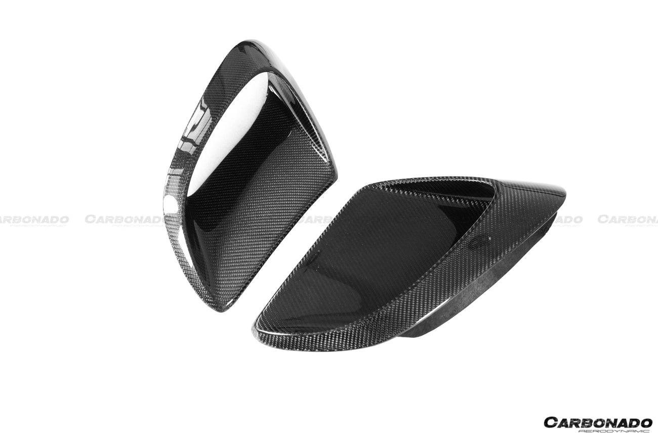 2013-2019 Porsche 911 991 Turbo/S GT2RS Style Carbon Fiber Quarter Panel Side Scoops - Carbonado Aero