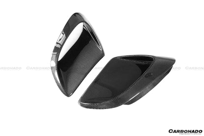 2013-2019 Porsche 911 991 Turbo/S GT2RS Style Carbon Fiber Quarter Panel Side Scoops - Carbonado Aero