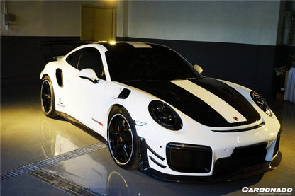 2013-2019 Porsche 991 Turbo/S GT2RS Style Front Bumper and Fender - Carbonado Aero