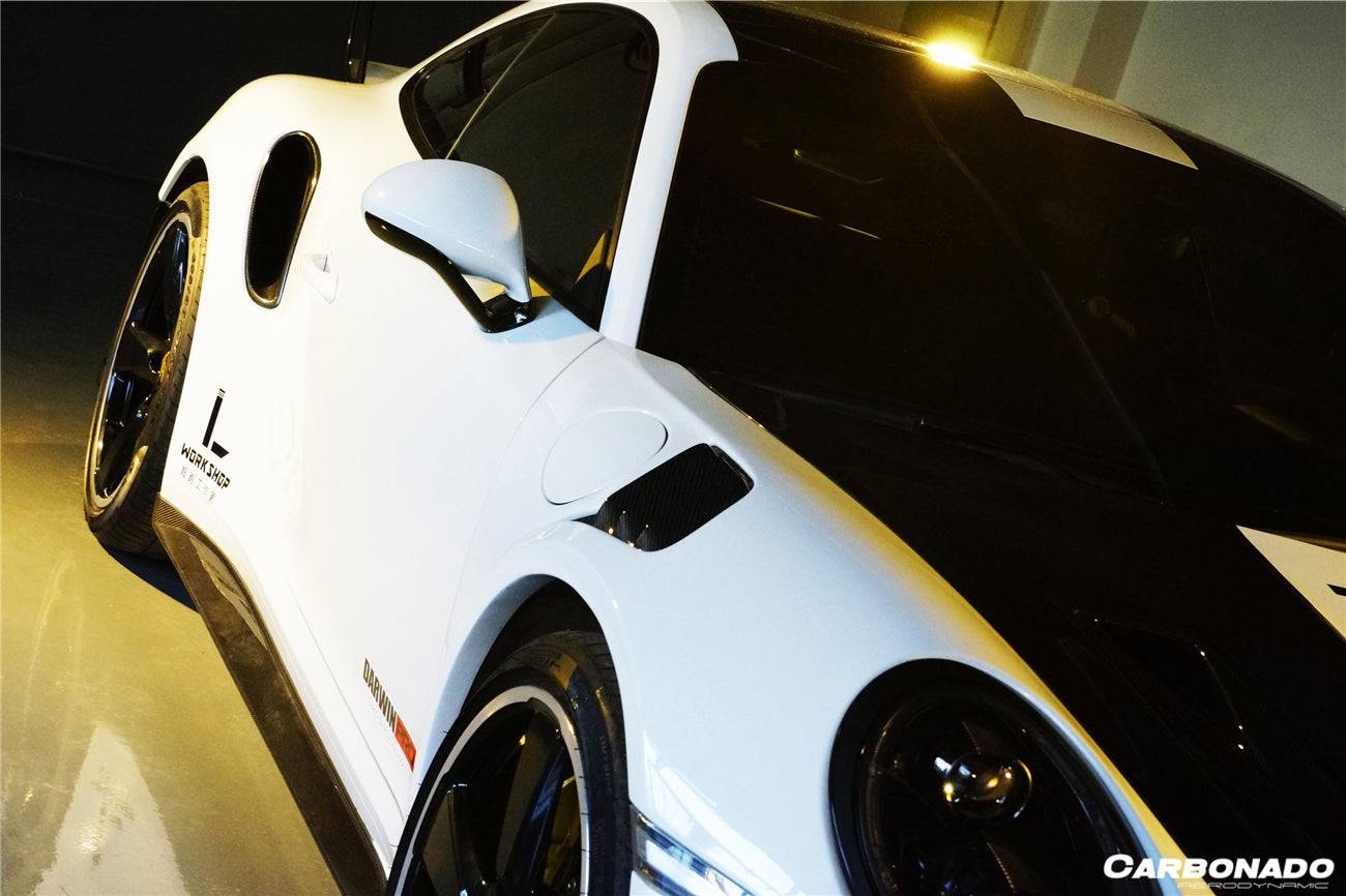 2013-2019 Porsche 911 991 Turbo/S GT2RS Style Side Skirts - Carbonado Aero