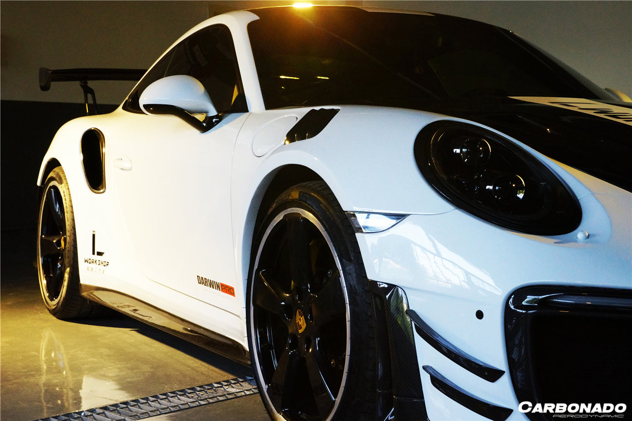 2013-2019 Porsche 911 991 Turbo/S GT2RS Style Side Skirts - Carbonado Aero