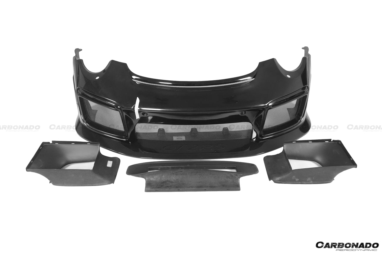2013-2019 Porsche 991 Turbo/S GT2RS Style Front Bumper and Fender - Carbonado Aero
