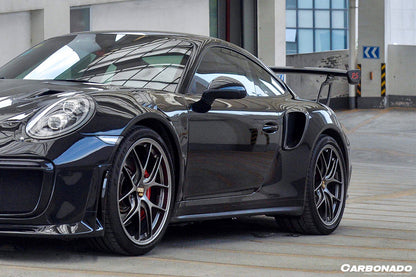 2013-2019 Porsche 911 991 Turbo/S GT2RS Style Carbon Fiber Quarter Panel Side Scoops - Carbonado Aero