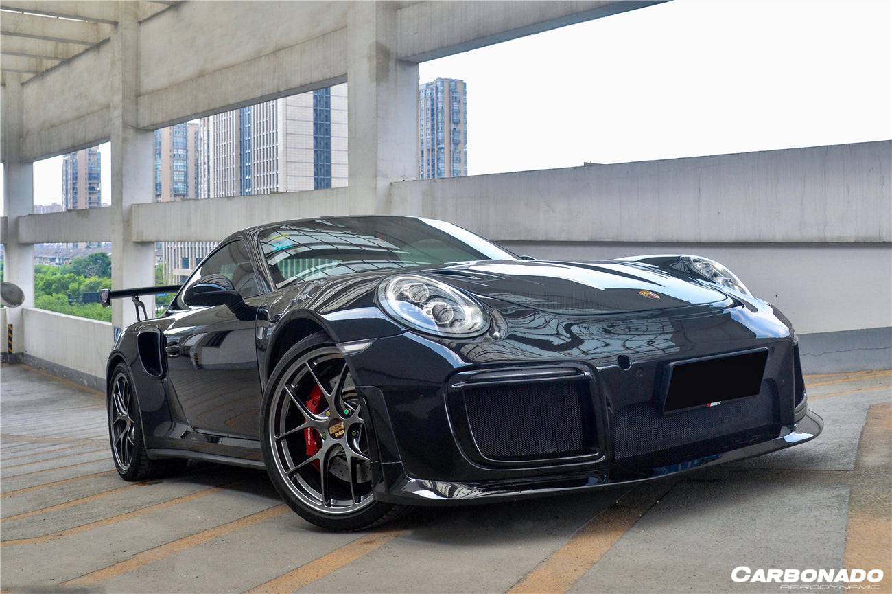 2013-2019 Porsche 911 991 Turbo/S GT2RS Style Carbon Fiber Quarter Panel Side Scoops - Carbonado Aero