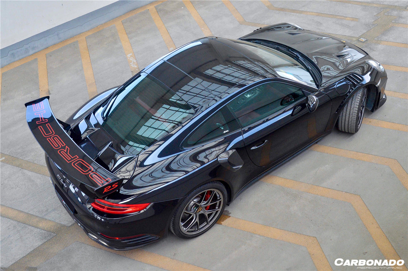 2013-2019 Porsche 911 991 Turbo/S GT2RS Style Trunk Spoiler Wing - Carbonado Aero