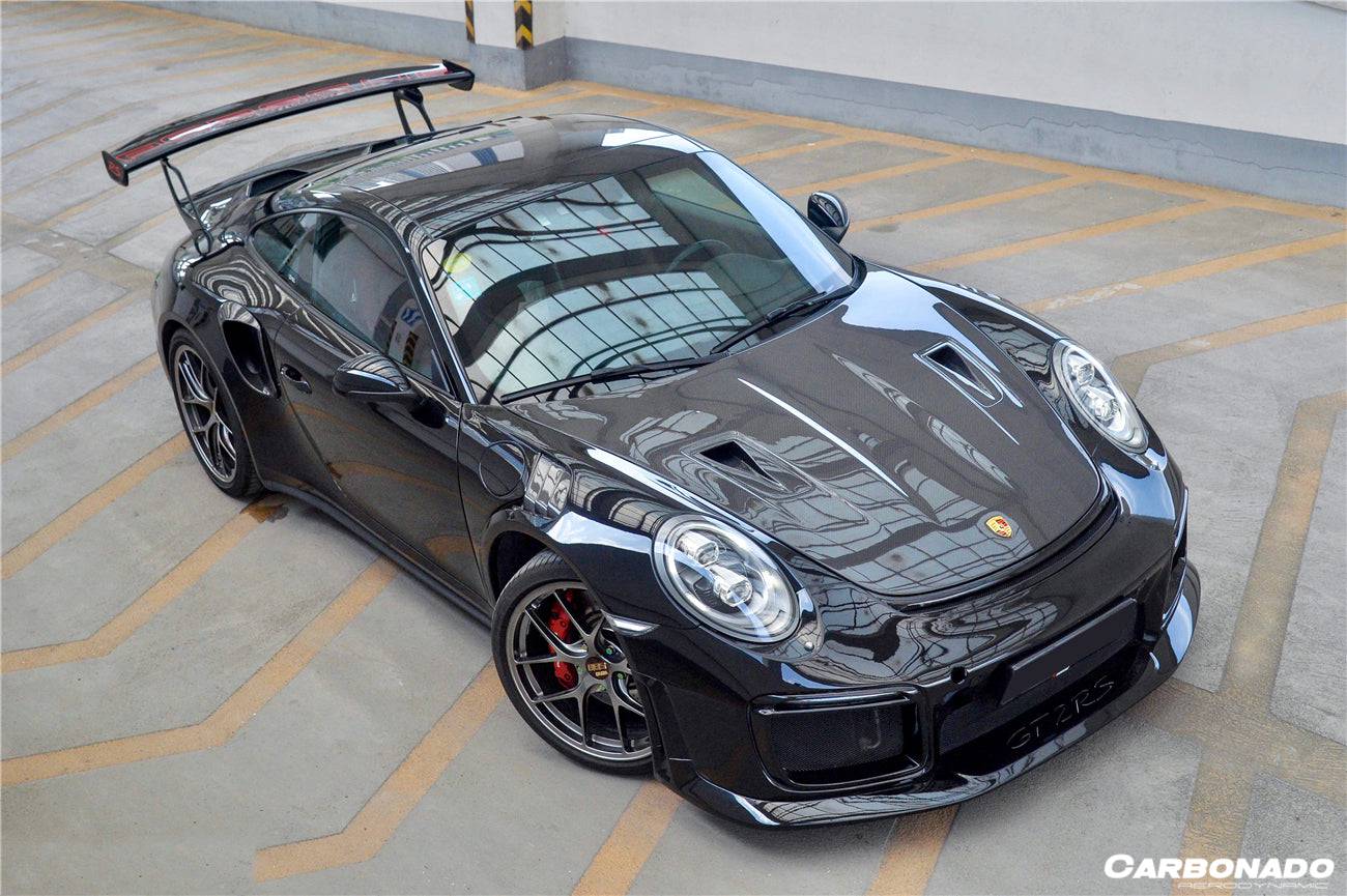 2013-2019 Porsche 991 Turbo/S GT2RS Style Front Bumper and Fender - Carbonado Aero