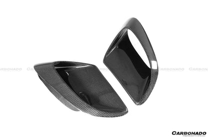 2013-2019 Porsche 911 991 Turbo/S GT2RS Style Carbon Fiber Quarter Panel Side Scoops - Carbonado Aero