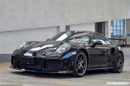 2013-2019 Porsche 991 Carrera & Targa S & 4 & 4s GT2RS Style Carbon Fiber Hood - Carbonado