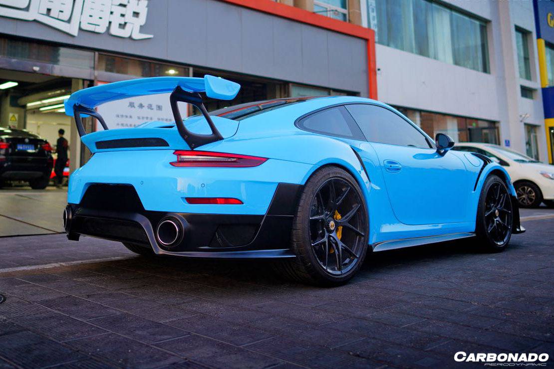 2013-2019 Porsche 911 991 Turbo/S GT2RS Style Rear Bumper - Carbonado