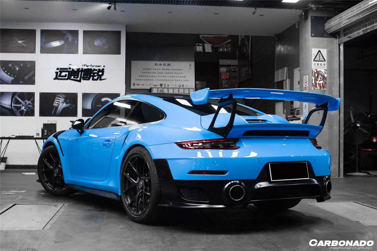 2013-2019 Porsche 911 991 Turbo/S GT2RS Style Rear Bumper - Carbonado Aero