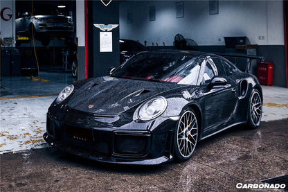 2013-2019 Porsche 991 Turbo/S GT2RS Style Front Bumper and Fender - Carbonado Aero