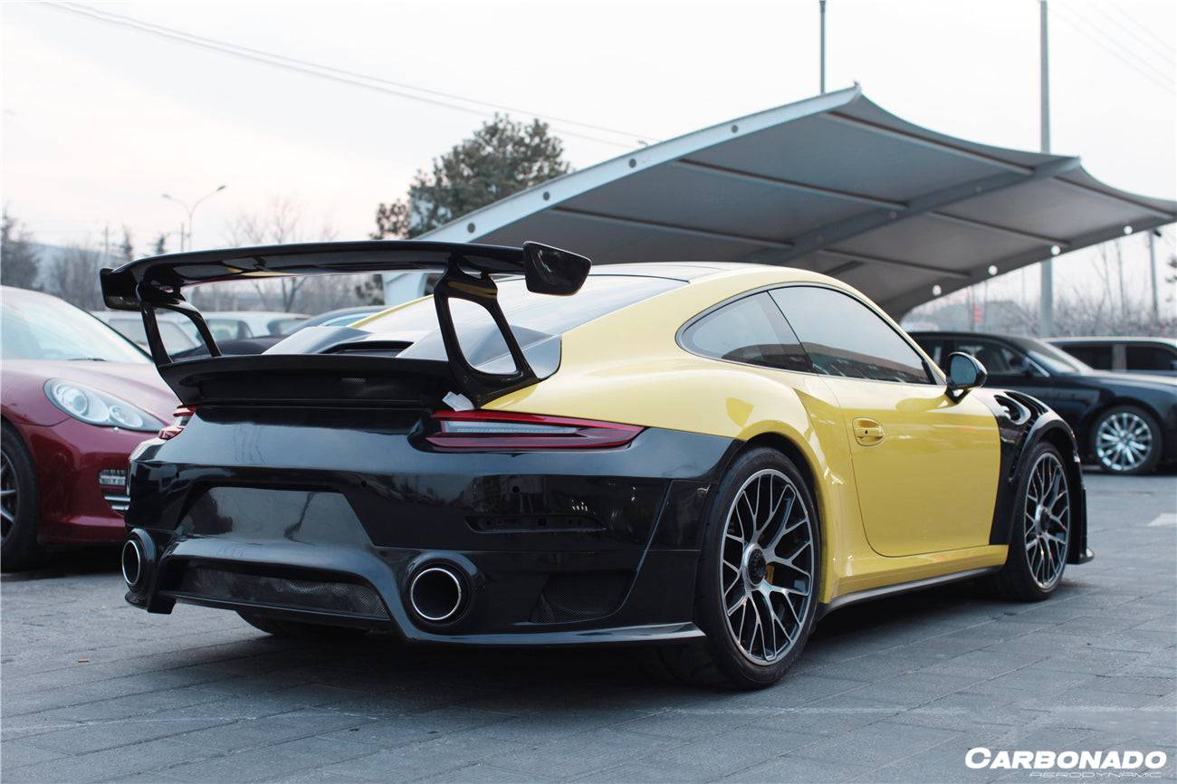 2013-2019 Porsche 911 991 Turbo/S GT2RS Style Rear Bumper - Carbonado Aero
