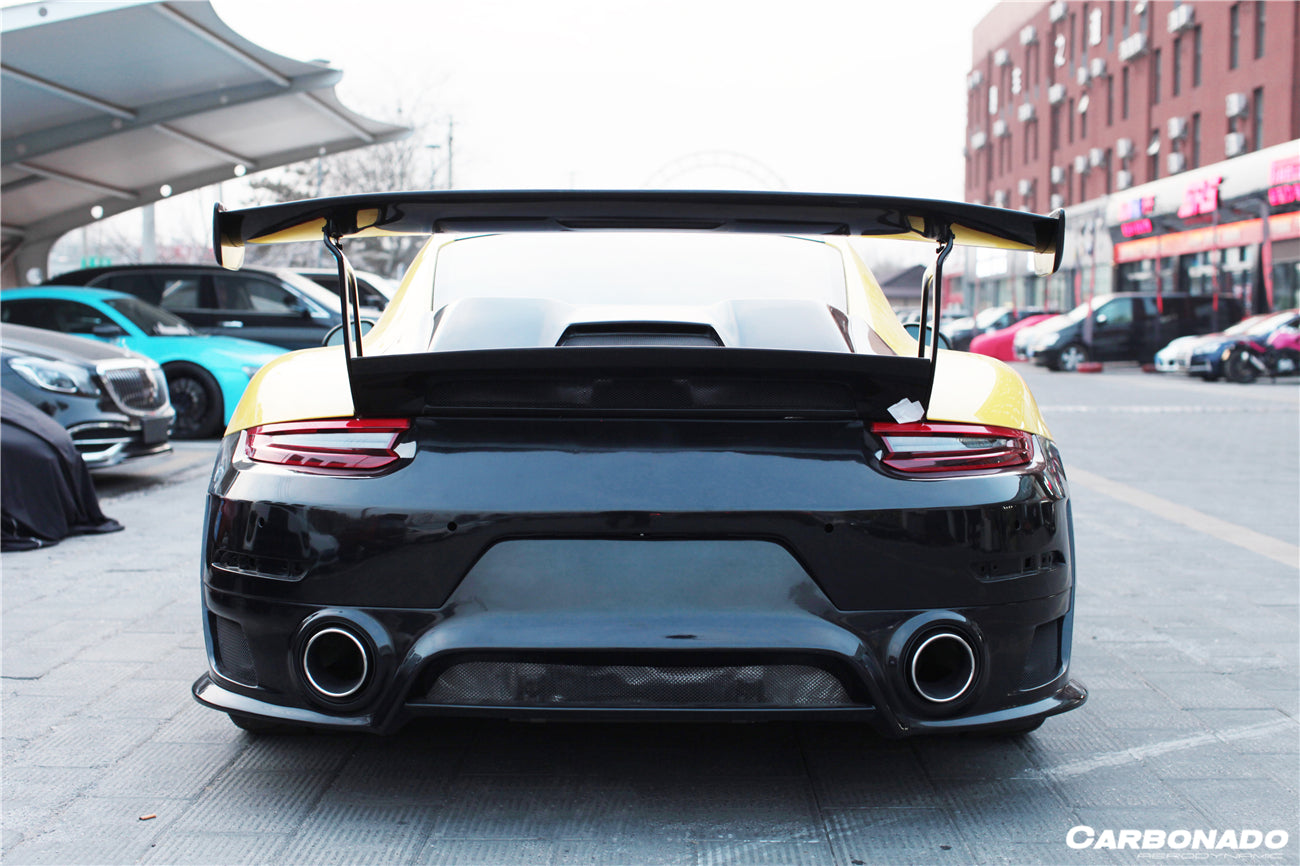 2013-2019 Porsche 911 991 Turbo/S GT2RS Style Rear Bumper - Carbonado Aero