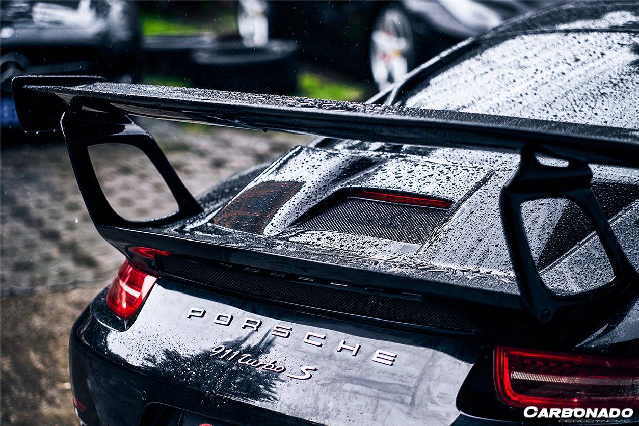 2013-2019 Porsche 911 991 Turbo/S GT2RS Style Trunk Spoiler Wing - Carbonado Aero