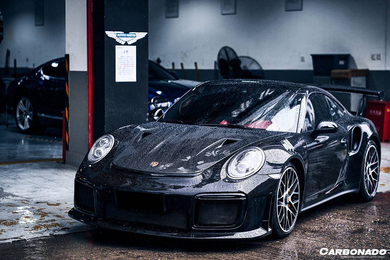 2013-2019 Porsche 911 991 Turbo/S GT2RS Style Hood - Carbonado Aero