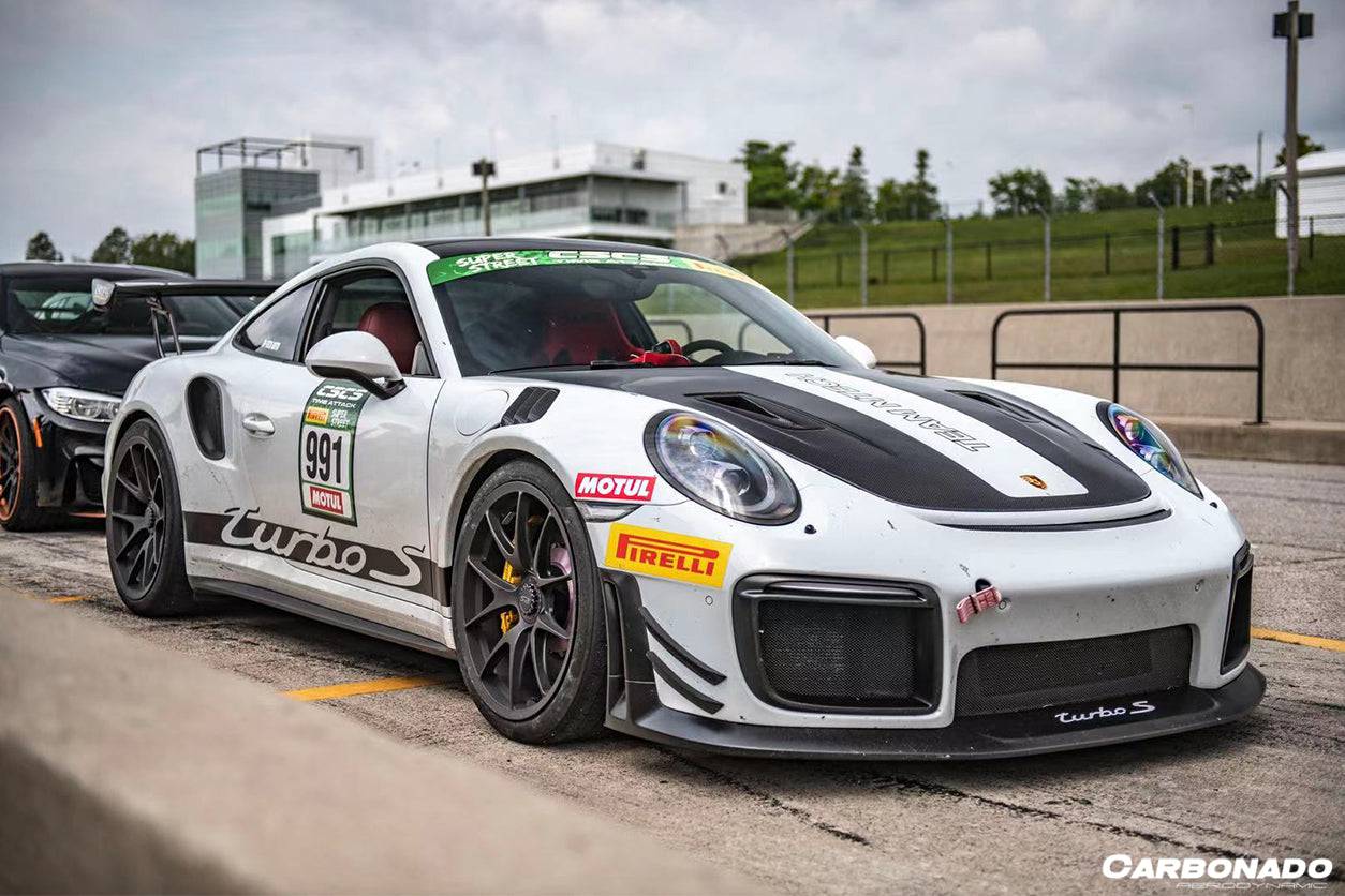 2013-2019 Porsche 911 991 Turbo/S GT2RS Style Hood - Carbonado Aero