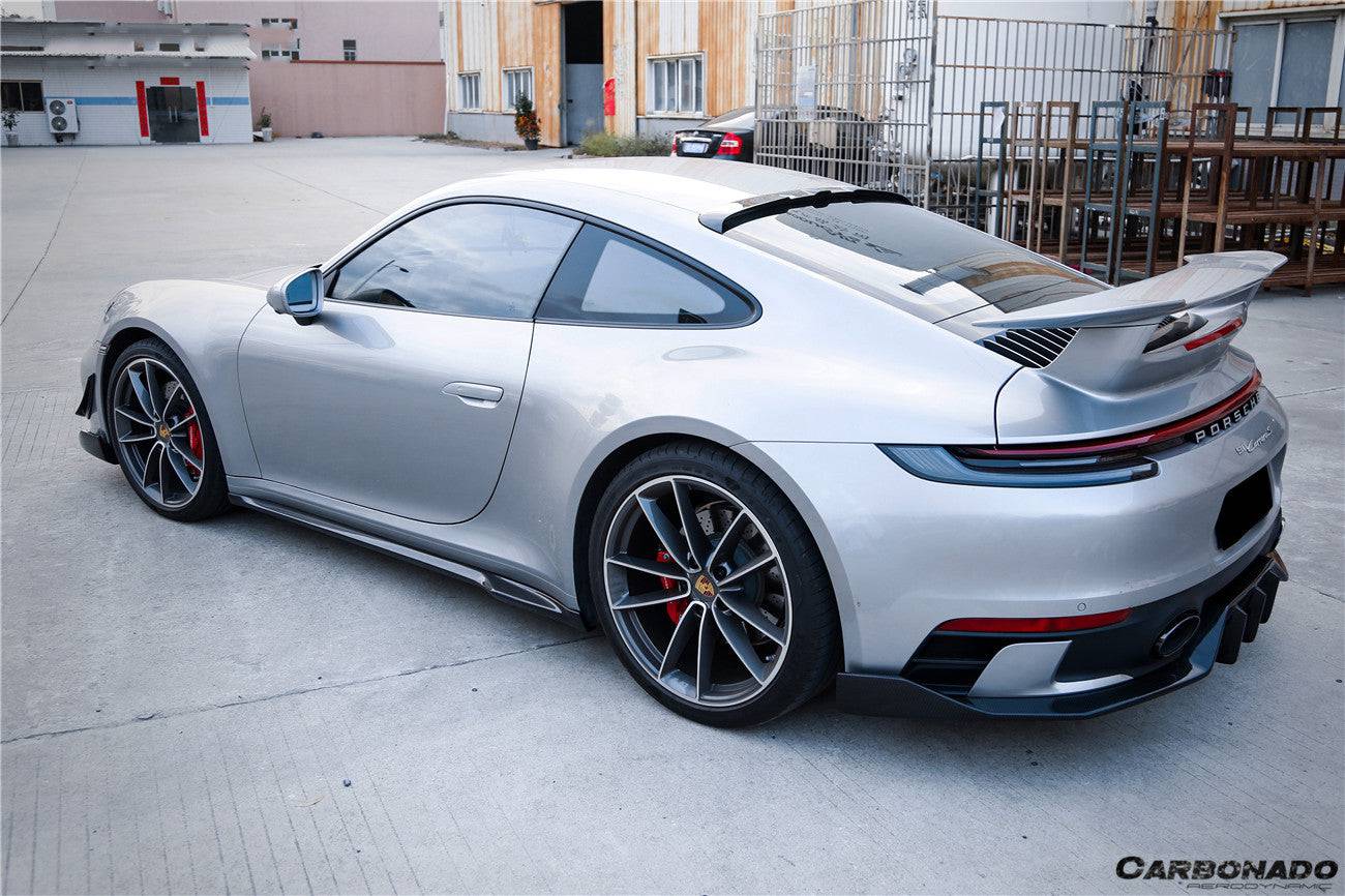 2019-2023 Porsche 911 992 Carrera & S & 4 & 4S TA Style Carbon Fiber Roof Spoiler - Carbonado