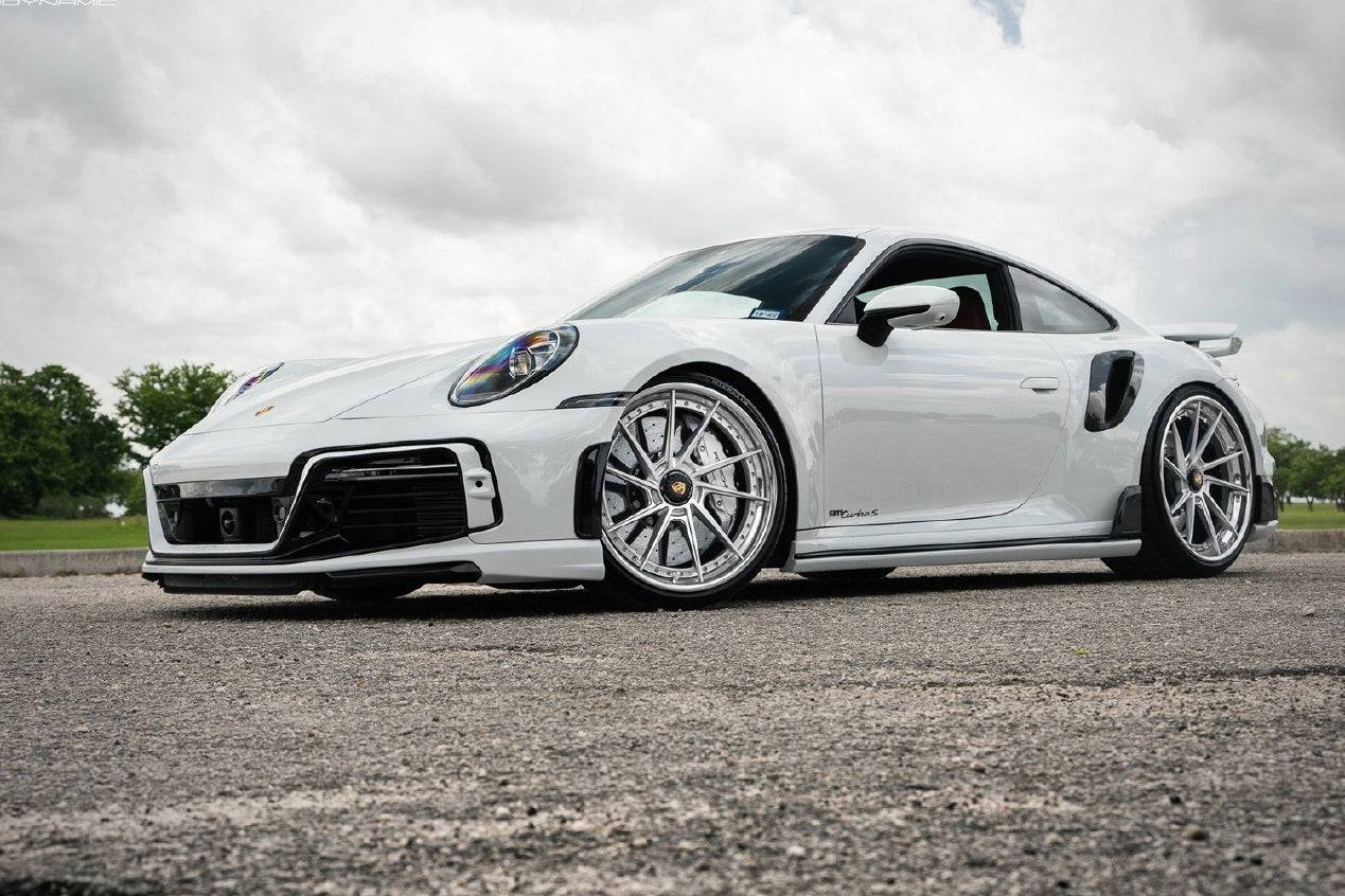 2020-2023 Porsche 911 992 TurboS TA Style Front Bumper - Carbonado Aero