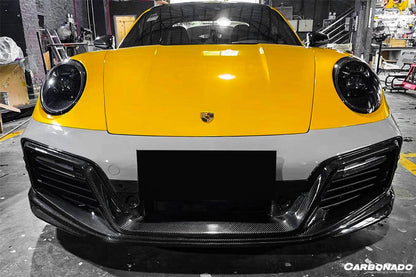 2020-2023 Porsche 911 992 TurboS TA Style Front Bumper - Carbonado Aero