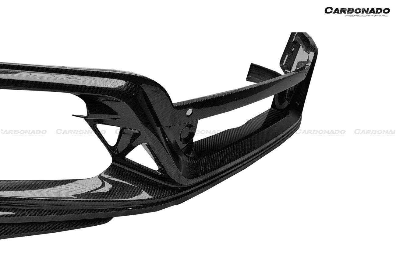 2020-2023 Porsche 911 992 TurboS TA Style Front Bumper - Carbonado Aero