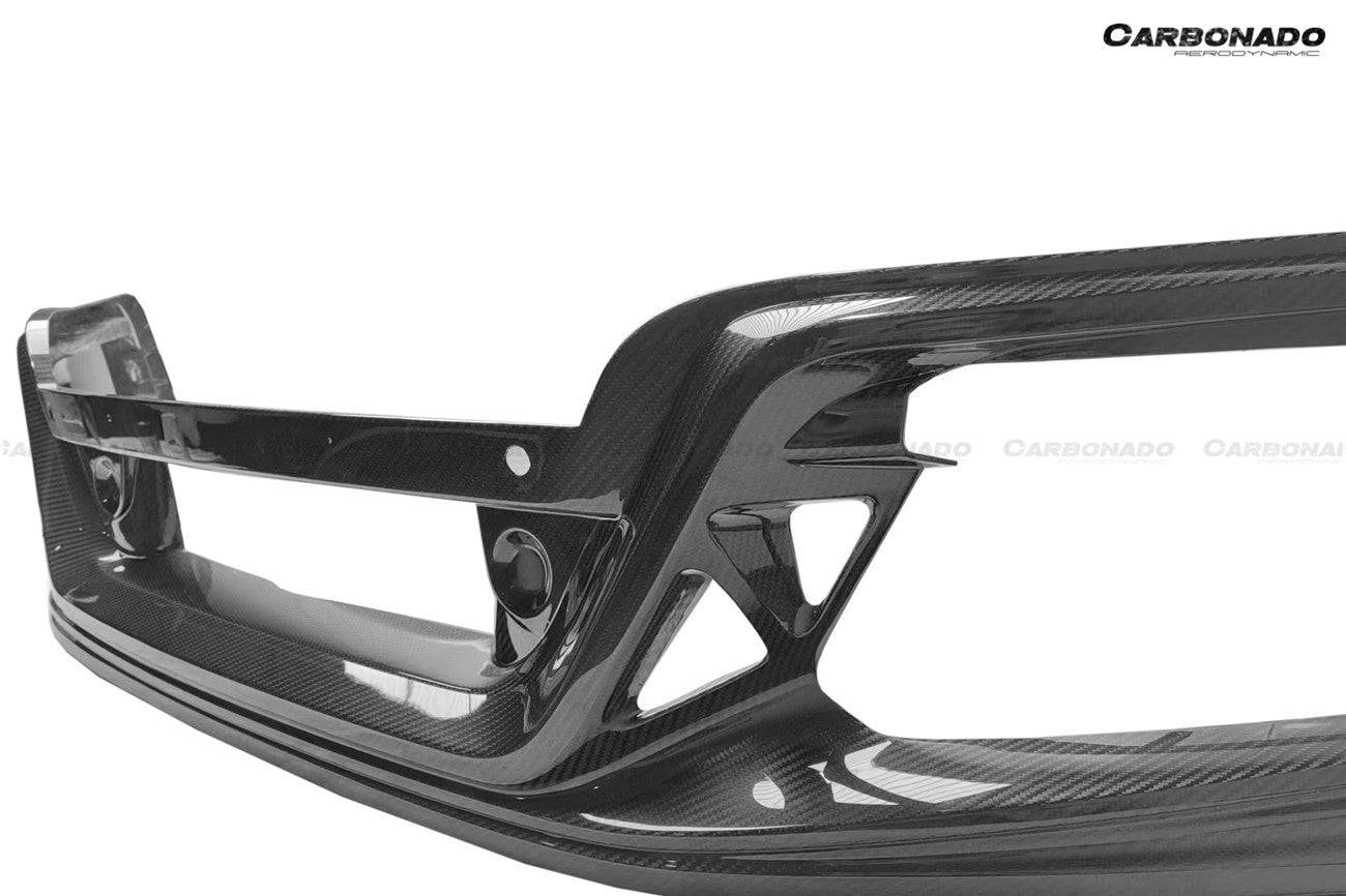 2020-2023 Porsche 911 992 TurboS TA Style Front Bumper - Carbonado Aero