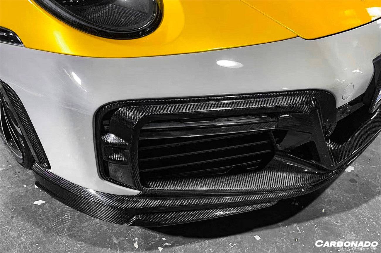 2020-2023 Porsche 911 992 TurboS TA Style Front Bumper - Carbonado Aero