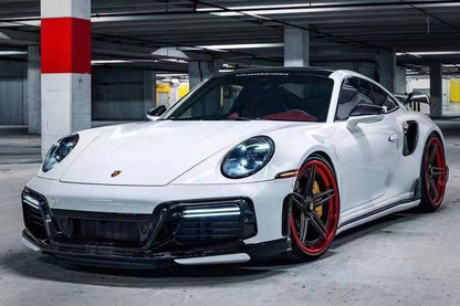 2020-2023 Porsche 911 992 TurboS TA Style Front Bumper - Carbonado Aero