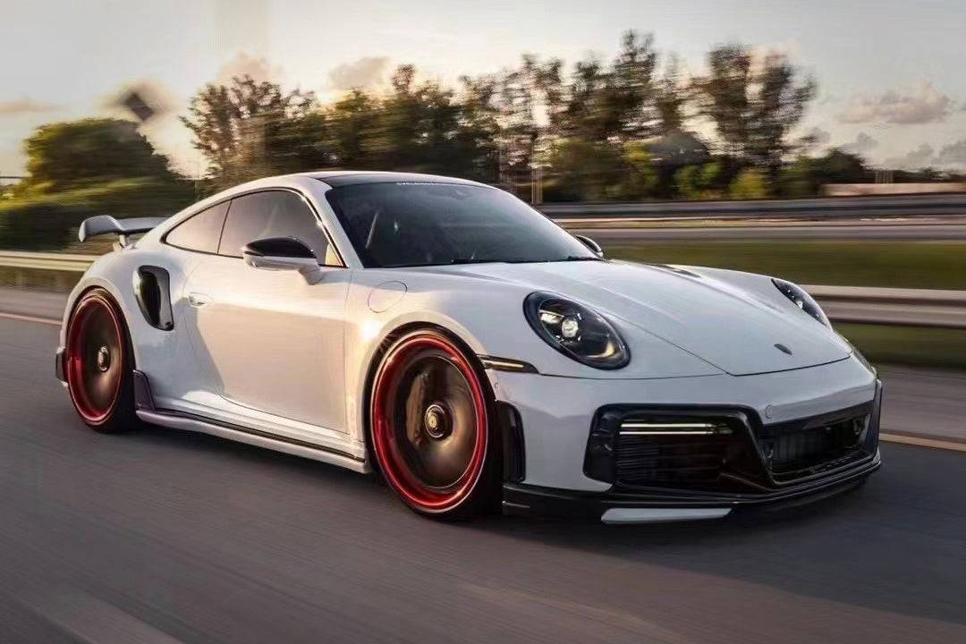 2020-2023 Porsche 911 992 TurboS TA Style Front Bumper - Carbonado Aero