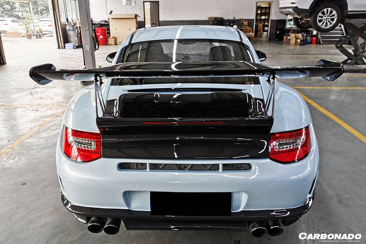 2009-2012 Porsche 911 997.2 Carrera & S GT3 Style Rear Bumper - Carbonado