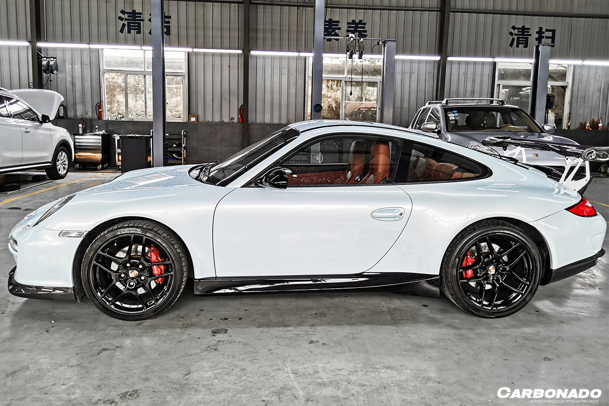 2009-2012 Porsche 911 997.2 Carrera S T Style Side Skirts