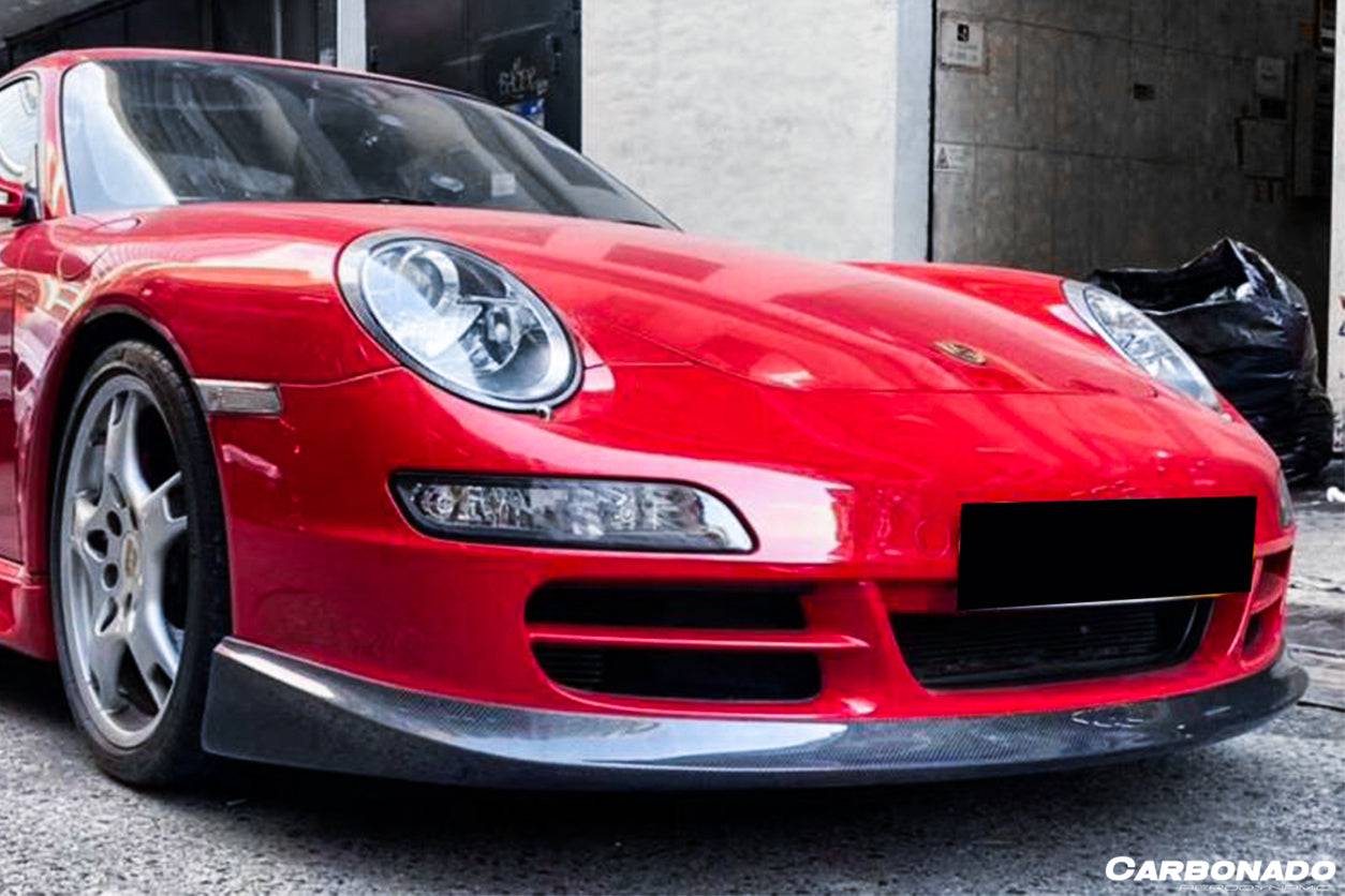 2005-2008 Porsche 911 997.1 Carrera/S TA Style Front Lip - Carbonado Aero