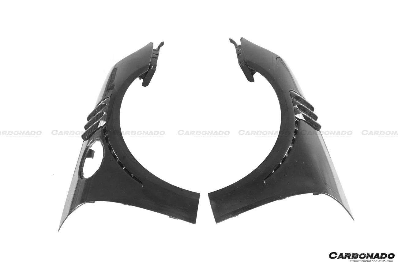 2013-2019 Porsche 991 Turbo/S GT2RS Style Front Bumper and Fender - Carbonado Aero