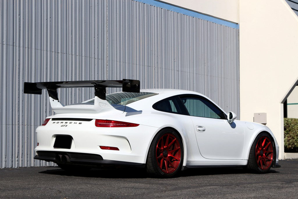 2012-2015 Porsche 911 991.1 GT3 ONLY AR Style Carbon Fiber Trunk Spoiler - Carbonado Aero