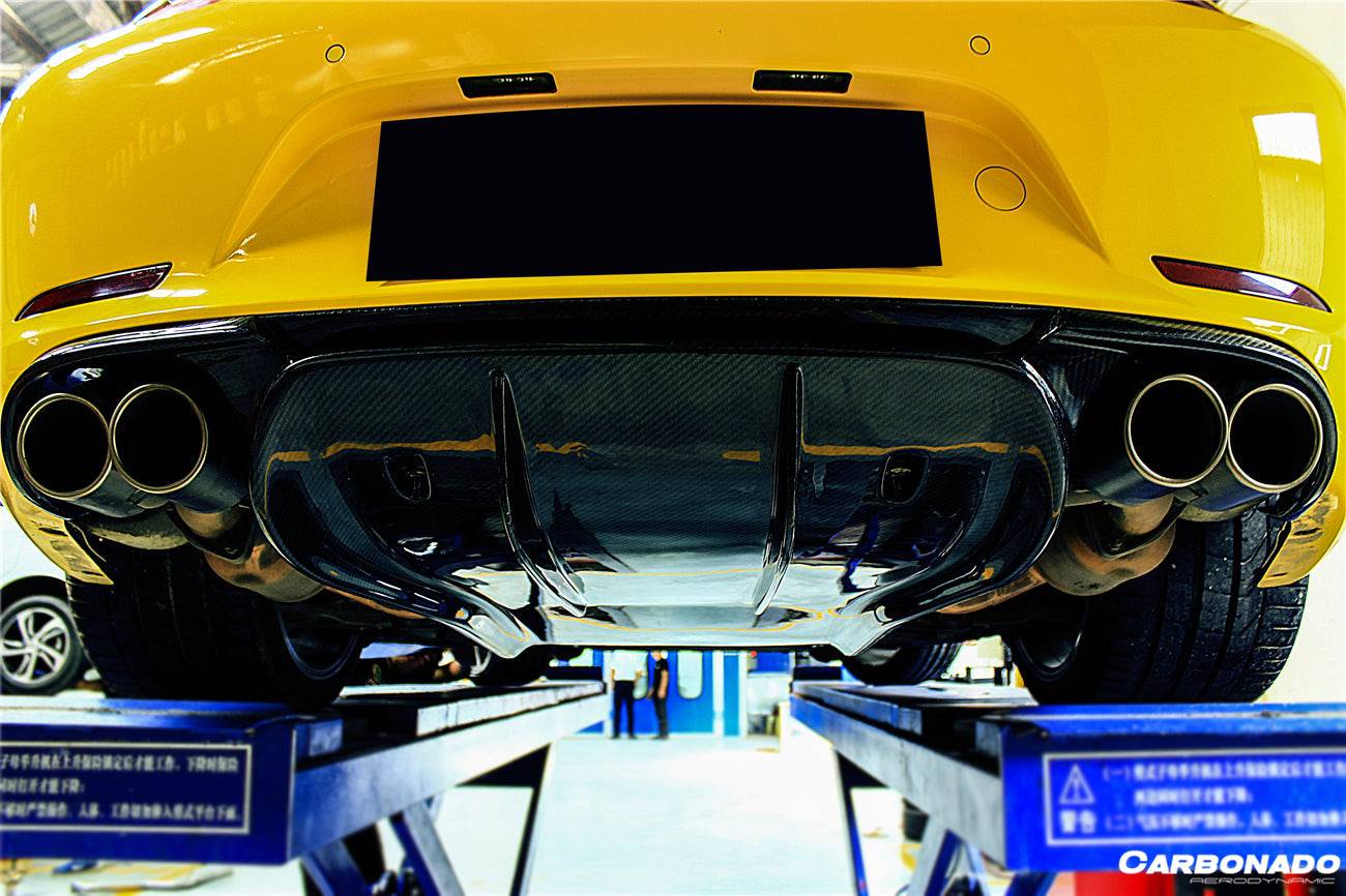 2012-2015 Porsche 911 991.1 Carrera/S/4S VRS Style Carbon Fiber Rear Diffuser - Carbonado Aero