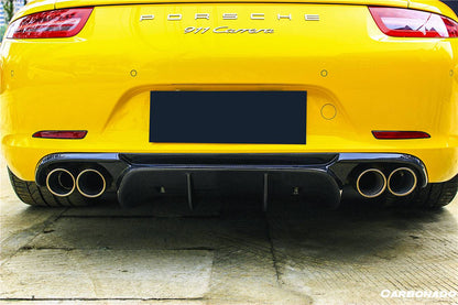 2012-2015 Porsche 911 991.1 Carrera/S/4S VRS Style Carbon Fiber Rear Diffuser - Carbonado Aero