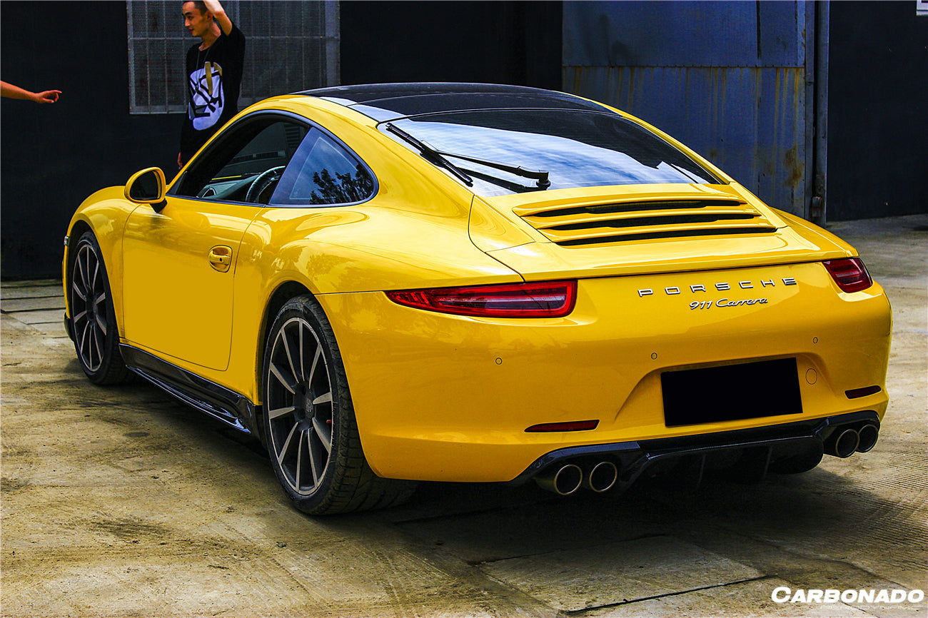 2012-2015 Porsche 911 991.1 Carrera/S/4S VRS Style Carbon Fiber Rear Diffuser - Carbonado Aero
