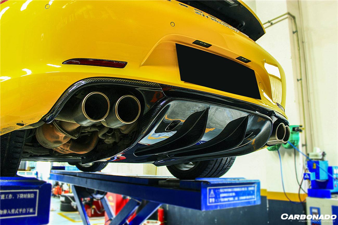 2012-2015 Porsche 911 991.1 Carrera/S/4S VRS Style Carbon Fiber Rear Diffuser - Carbonado Aero