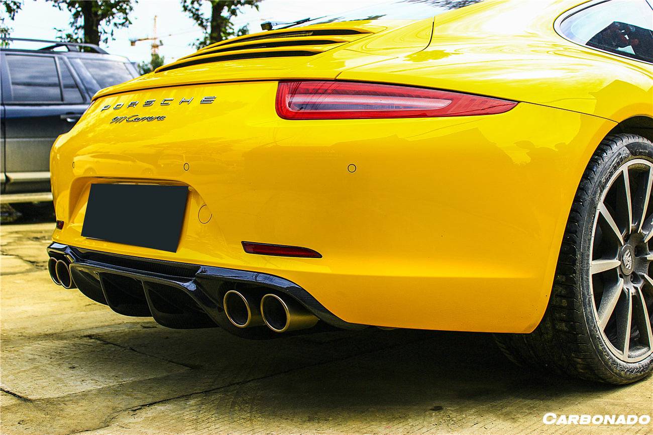 2012-2015 Porsche 911 991.1 Carrera/S/4S VRS Style Carbon Fiber Rear Diffuser - Carbonado Aero