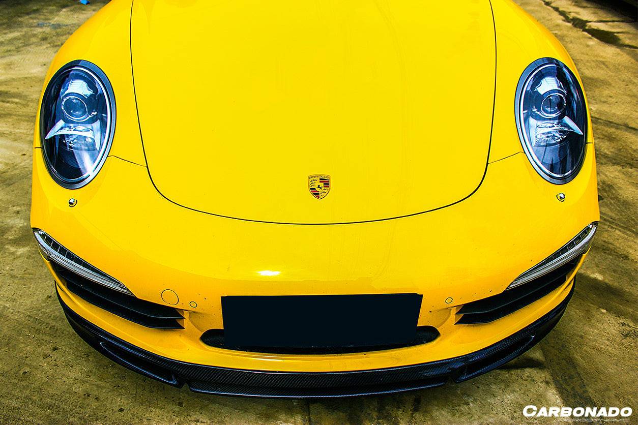2012-2015 Porsche 911 991.1 Carrera/S/4S VRS Style Carbon Fiber Front Lip - Carbonado Aero