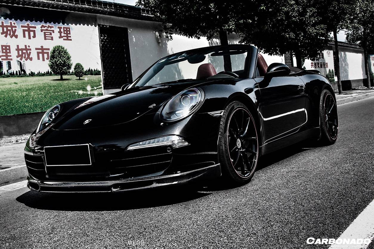 2012-2015 Porsche 911 991.1 Carrera/S/4S VRS Style Carbon Fiber Front Lip - Carbonado Aero