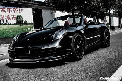 2012-2015 Porsche 911 991.1 Carrera/S/4S VRS Style Carbon Fiber Front Lip - Carbonado Aero
