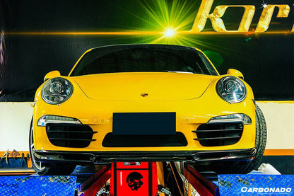 2012-2015 Porsche 911 991.1 Carrera/S/4S VRS Style Carbon Fiber Front Lip - Carbonado Aero