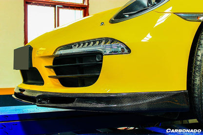 2012-2015 Porsche 911 991.1 Carrera/S/4S VRS Style Carbon Fiber Front Lip - Carbonado Aero