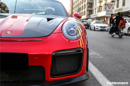 2016-2019 Porsche 911 991.2 Carrera /Targa 4/4S GT2RS Style Front Bumper - Carbonado Aero