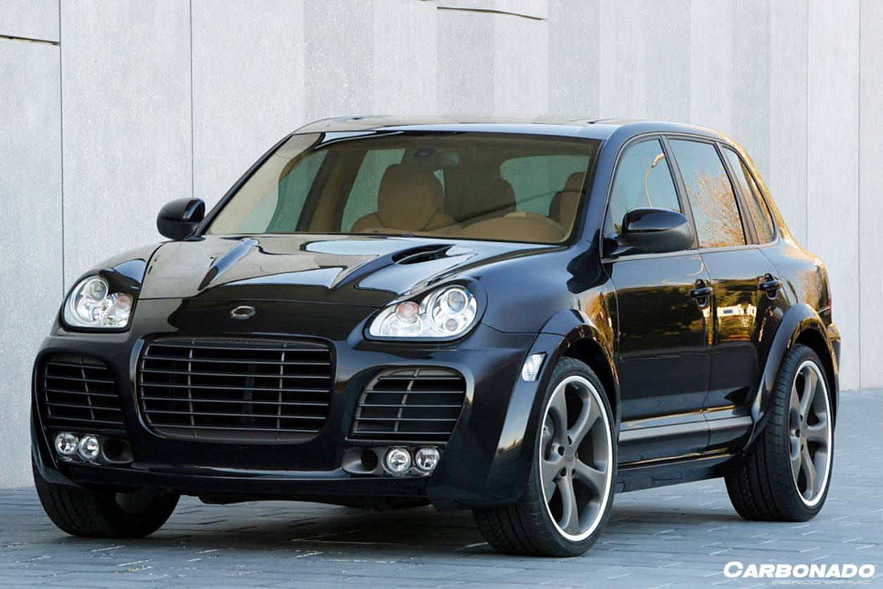 2002-2010 Porsche Cayenne 955/957 TA Style Hood - Carbonado