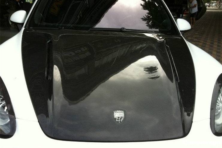2011-2014 Porsche Cayenne 958.1 LM Style Carbon Fiber Hood - Carbonado Aero