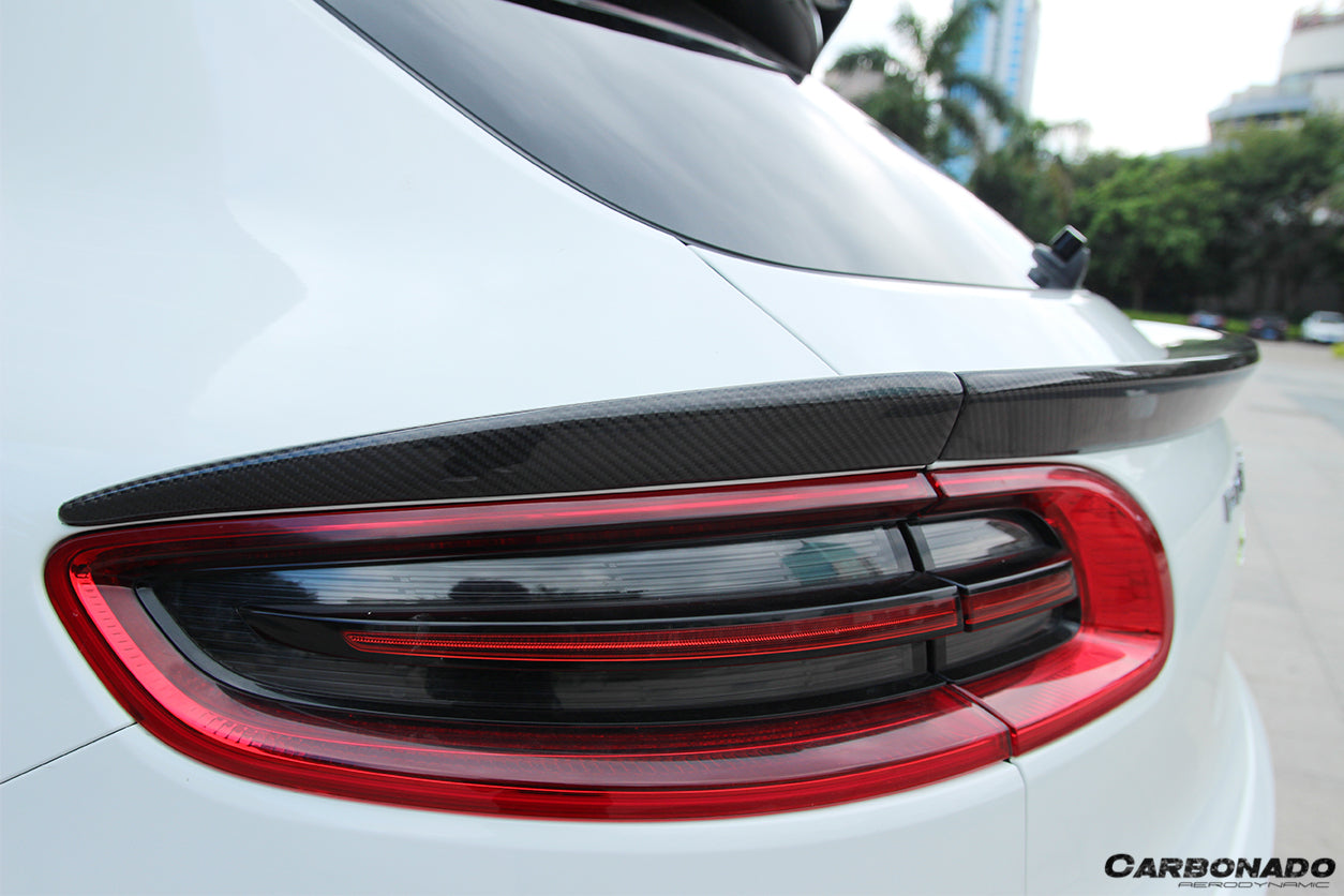 2014-2019 Porshe Macan BS Style Carbon Fiber Rear Decklid Spoiler