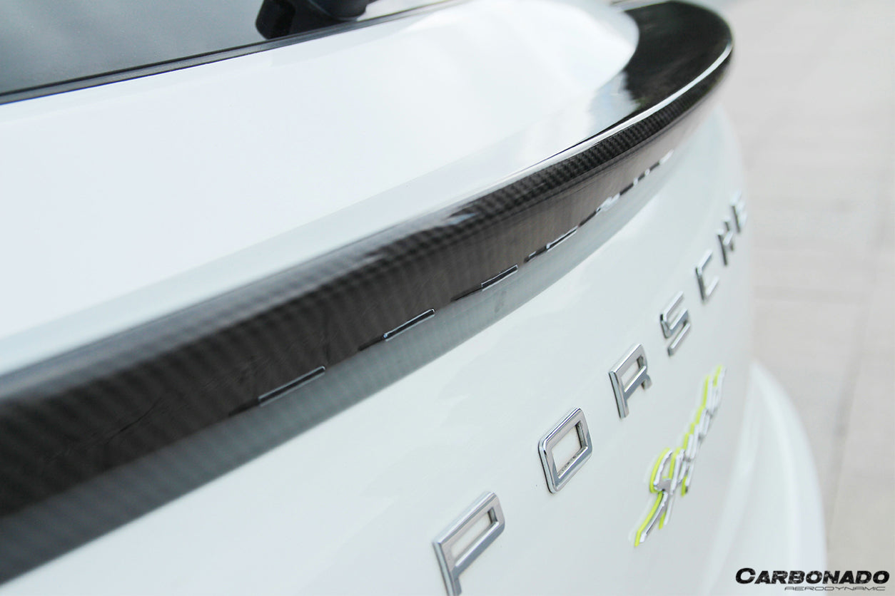2014-2019 Porshe Macan BS Style Carbon Fiber Rear Decklid Spoiler