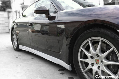 2013-2016 Porsche Panamera 970.2 ARN Style Side Skirts - Carbonado