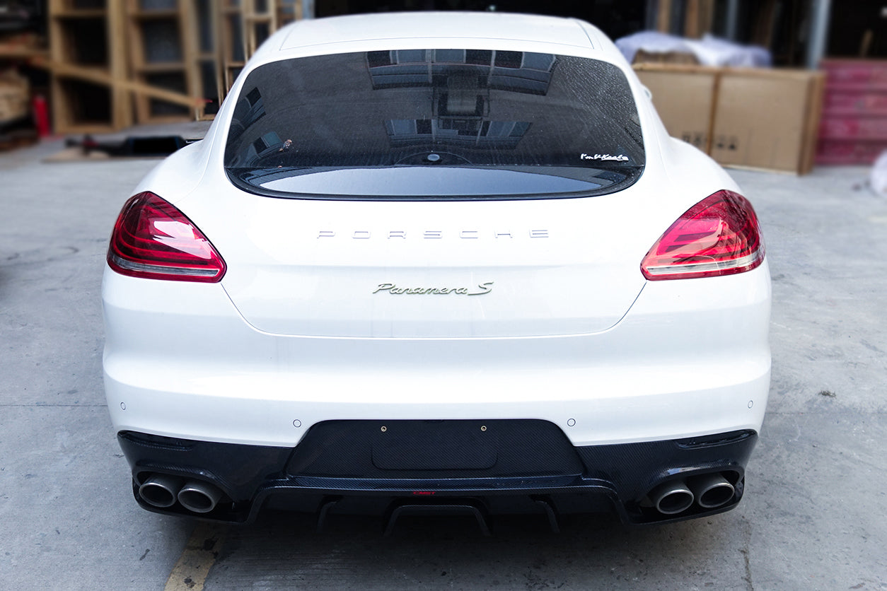 2013-2016 Porsche Panamera 970.2 BS-Sport Style Carbon Fiber Rear Diffuser